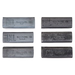 Derwent XL Charcoal Kömür Füzen Blok 6lı Set Metal Box - Thumbnail