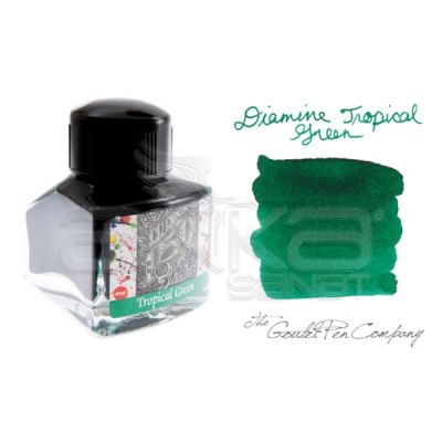 Diamine Dolma Kalem Mürekkebi Tropical Green 40ml - Tropical Green