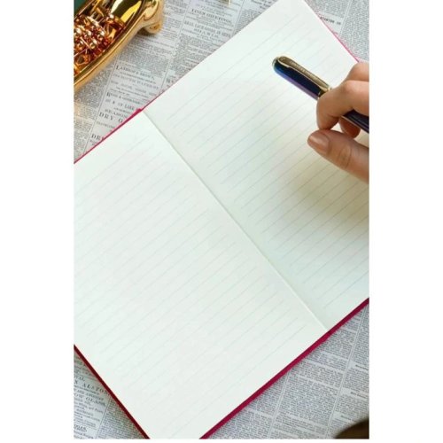 Victorias Journals Diamont Sert Kapak Defter 100g A5 80 Yaprak Pırıltılı Bronz