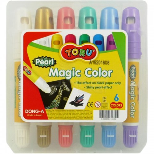 Dong-A Toru Pearl Magic Color Sihirli Jel Mum Boya 6 Renk