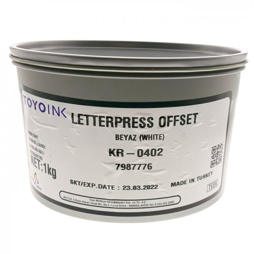 Dyo Matbaa Mürekkebi Beyaz 1500g