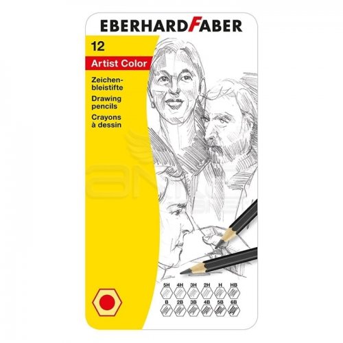 Eberhard Faber Artist Color Dereceli Çizim Kalemi Seti 12li 516913