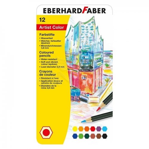 Eberhard Faber Artist Color Kuru Boya Kalem Seti 12li 516112