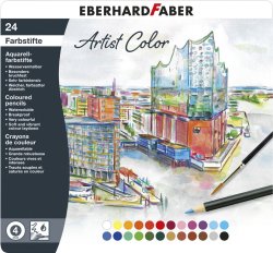 Eberhard Faber - Eberhard Faber Artist Color Sulu Boya Kalem Seti 24lü 516025