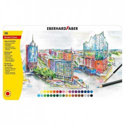 Eberhard Faber - Eberhard Faber Artist Color Sulu Boya Kalem Seti 36lı 516036