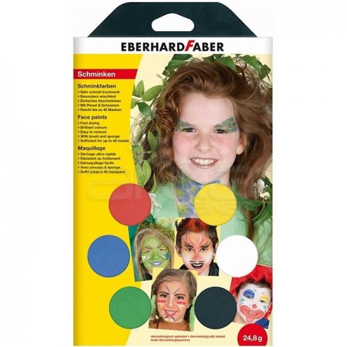 Eberhard Faber Yüz Boyası Parti 6 Renk 579004