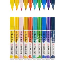Talens - Talens Ecoline Brush Pen 10lu Set İllüstrasyon (1)