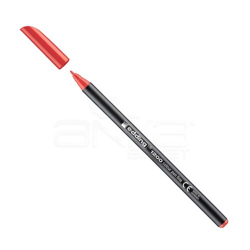 Edding 1200 İnce Uçlu Keçeli Kalem 1mm 002 Kırmızı