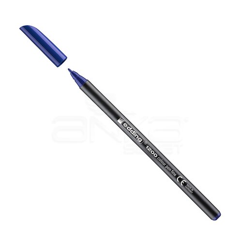 Edding 1200 İnce Uçlu Keçeli Kalem 1mm 003 Koyu Mavi