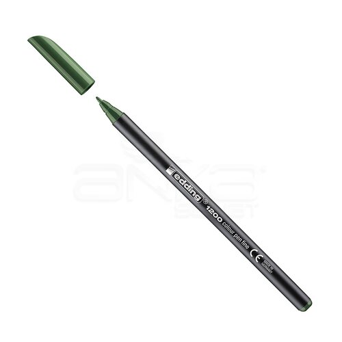 Edding 1200 İnce Uçlu Keçeli Kalem 1mm 015 Zeytin Yeşili