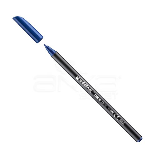 Edding 1200 İnce Uçlu Keçeli Kalem 1mm 017 Çelik Mavisi