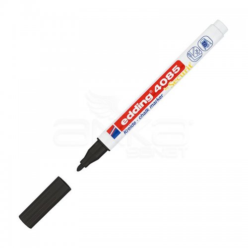 Edding 4085 Likit Tebeşir Kalemi 1-2mm 001 Siyah - 001 Siyah