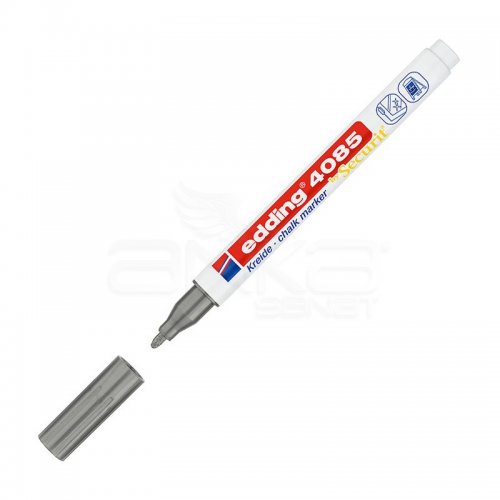Edding 4085 Likit Tebeşir Kalemi 1-2mm 054 Gümüş - 054 Gümüş