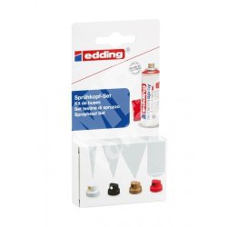 Edding - Edding 5200 Permanent Sprey Boya Başlığı 4lü Paket