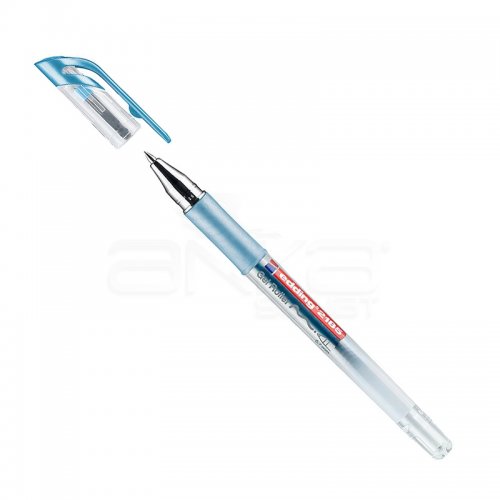 Edding 2185 Jel Roller Kalem 0.7mm-Metalik Mavi - Metalik Mavi