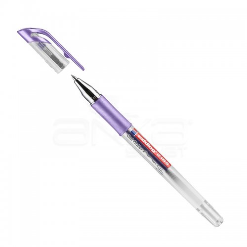 Edding 2185 Jel Roller Kalem 0.7mm-Metalik Mor - Metalik Mor