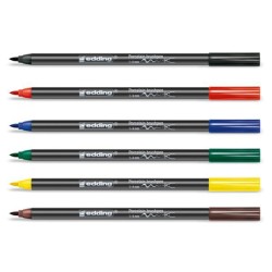 Edding - Edding Fırça Uçlu Porselen Kalemi 4200 1-4mm