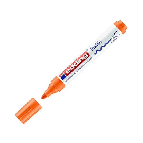 Edding Tekstil Kalemi 2-3mm 4500-Neon Orange - Neon Orange