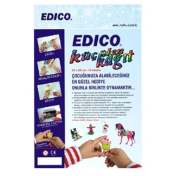 Edico 7 Times Küçülen Kağıt Siyah (2li Paket) 20x26cm - Thumbnail
