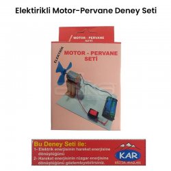 Anka Art - Elektrik Motor-Pervane Deney Seti