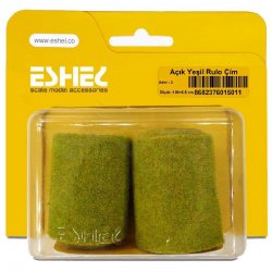 Eshel - Eshel Açık Yeşil Rulo Çim 100×5,5cm Paket İçi:2