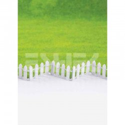 Eshel Beyaz Ahşap Villa Çit 50cm Paket İçi:1 - Thumbnail