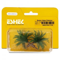 Eshel - Eshel Bodur Ağaç Palmiye 6cm Paket İçi:2