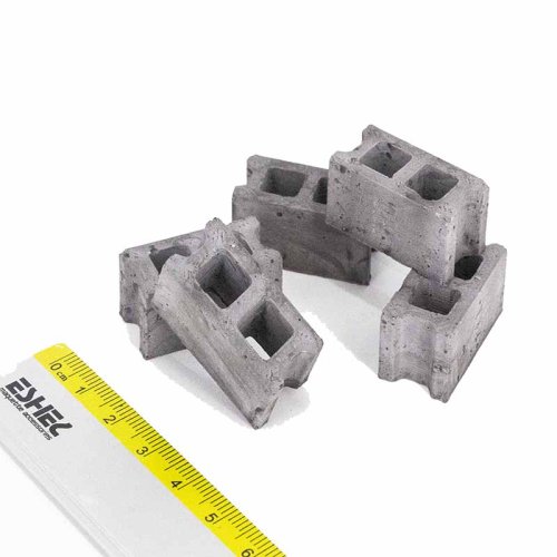 Eshel Çimento Blok Gri 1/12 3.3X1.6X1.4cm 80 Adet