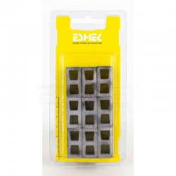 Eshel Düz Çimento Blok Gri 1/12 3x1.5x1.3cm - Thumbnail