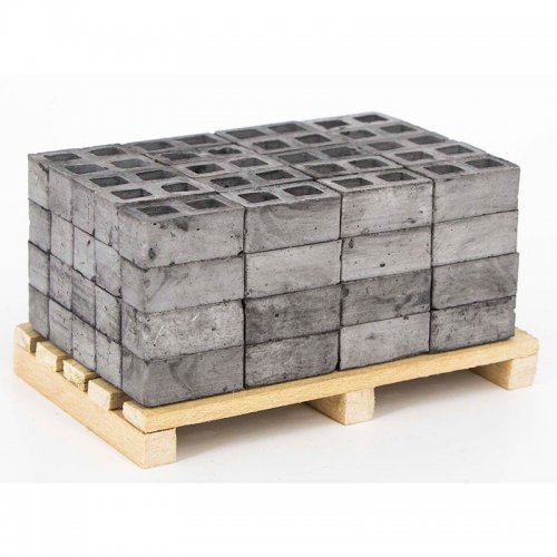 Eshel Düz Çimento Blok Gri 1/24 1.9x0.8x0.8cm