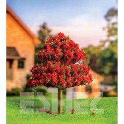 Eshel Kırmızı Renkli Ağaç 9cm Paket İçi:2 - Thumbnail