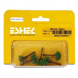 Eshel - Eshel Mantar Ağacı 2cm Paket İçi:5 (1)