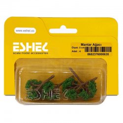 Eshel - Eshel Mantar Ağacı 3cm Paket İçi:4