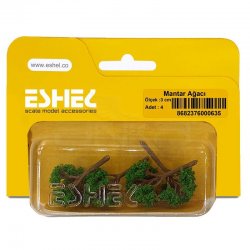 Eshel - Eshel Mantar Ağacı 3cm Paket İçi:4 (1)