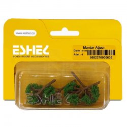 Eshel - Eshel Mantar Ağacı 3cm Paket İçi:4 (1)