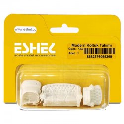 Eshel - Eshel Modern Koltuk Takımı Maketi 1-50 1li