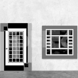 Eshel - Eshel Modern Set D Kapı ve Pencere 1-200 Paket İçi:4
