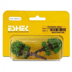 Eshel - Eshel Okaliptüs Ağacı 5cm Paket İçi:2