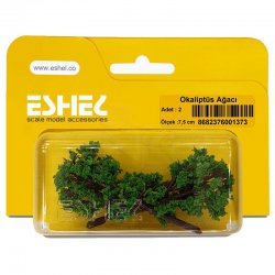 Eshel - Eshel Okaliptüs Ağacı 7,5cm Paket İçi:2 (1)