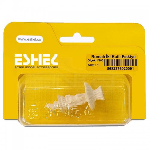 Eshel Romalı İki Katlı Fıskiye 1-100 Paket İçi:1