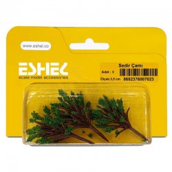 Eshel - Eshel Sedir Çamı Maketi 3,5cm 3lü (1)