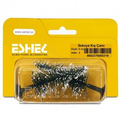 Eshel - Eshel Sekoya Kış Çamı 5cm Paket İçi:2