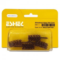 Eshel - Eshel Silindirsel Ağaç Dalı Çam 3,5cm Paket İçi:4 (1)