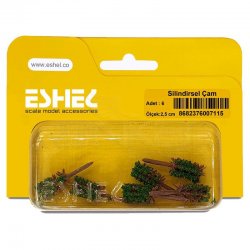 Eshel - Eshel Silindirsel Çam 2,5cm Paket İçi:6 (1)