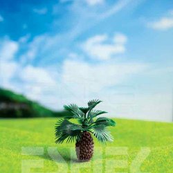 Eshel Yuvarlak Palmiye Ağacı Maketi 5cm 3lü - Thumbnail
