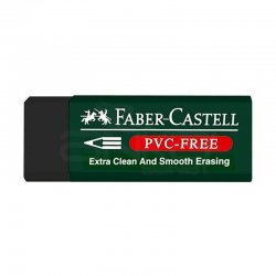 Faber Castell - Faber Castell PVC-Free Siyah Silgi Kod: 7089-20
