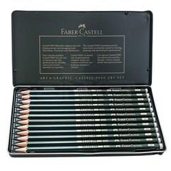 Faber Castell - Faber Castell 9000 Dereceli Kalem 12li Art Set (1)