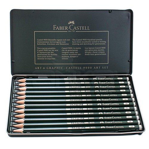 Faber Castell 9000 Dereceli Kalem 12li Art Set