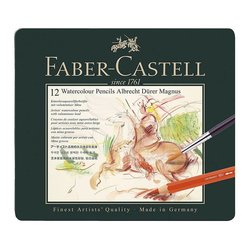 Faber Castell - Faber Castell Albrecht Dürer Magnus Aquarelle Boya Kalemi 12li Set (1)