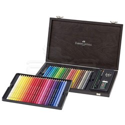 Faber Castell - Faber Castell Albrecht Dürer Sulu Boya Kalemi 48li Ahşap Kutu